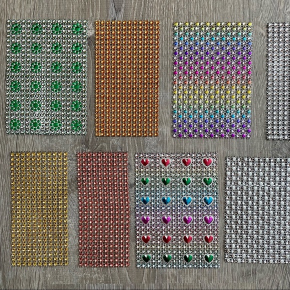 Multicolored Scrapbook Gems Bundle- 15 Pieces - Picture 4 of 5